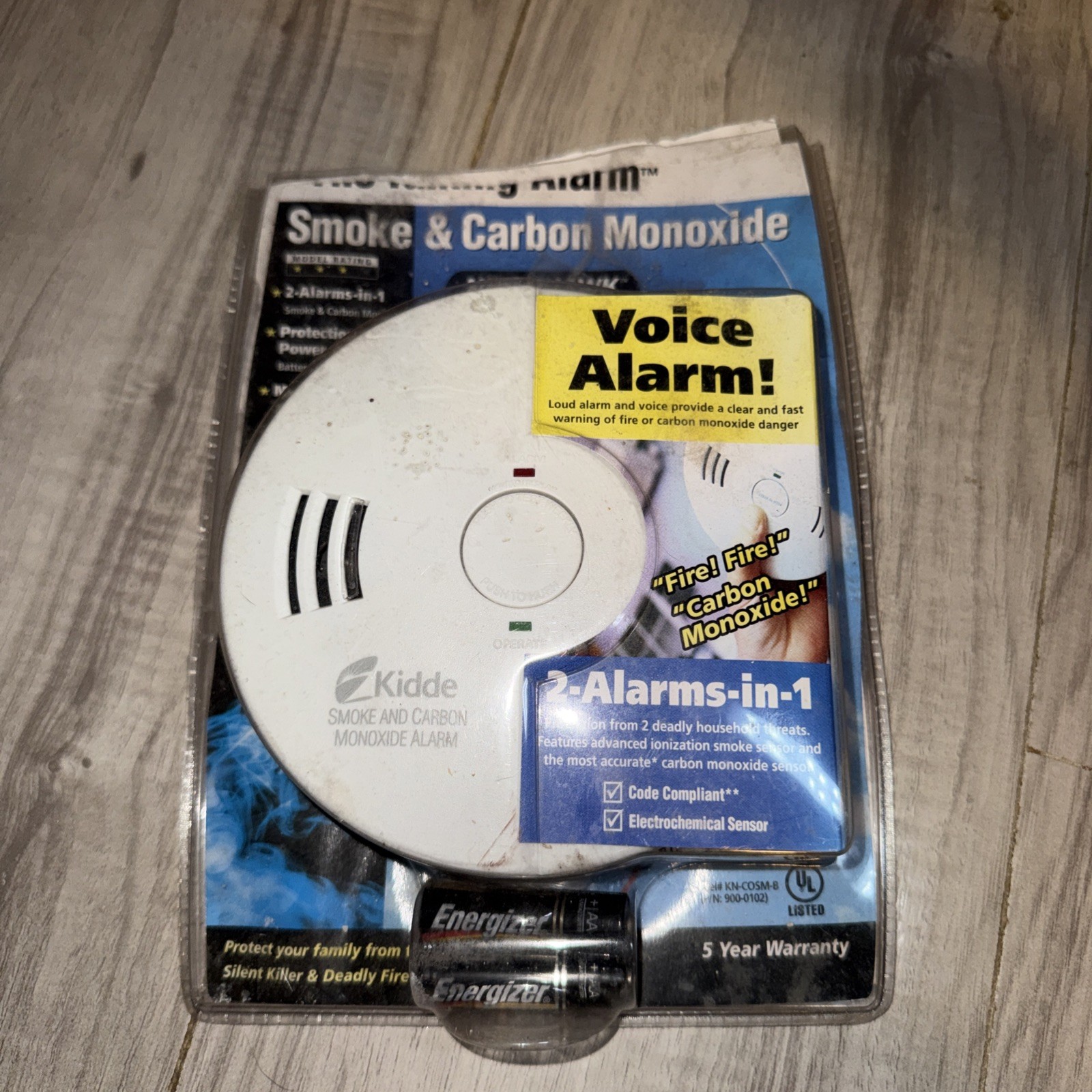 Kidde Nighthawk Smoke And Carbon Monoxide Voice Alarm KN-COSM-BA NEW OPEN BOX
