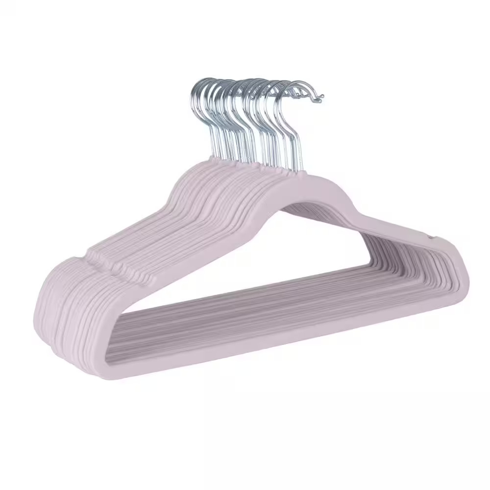 25 Pack Slim Velvet Hangers in Lavender