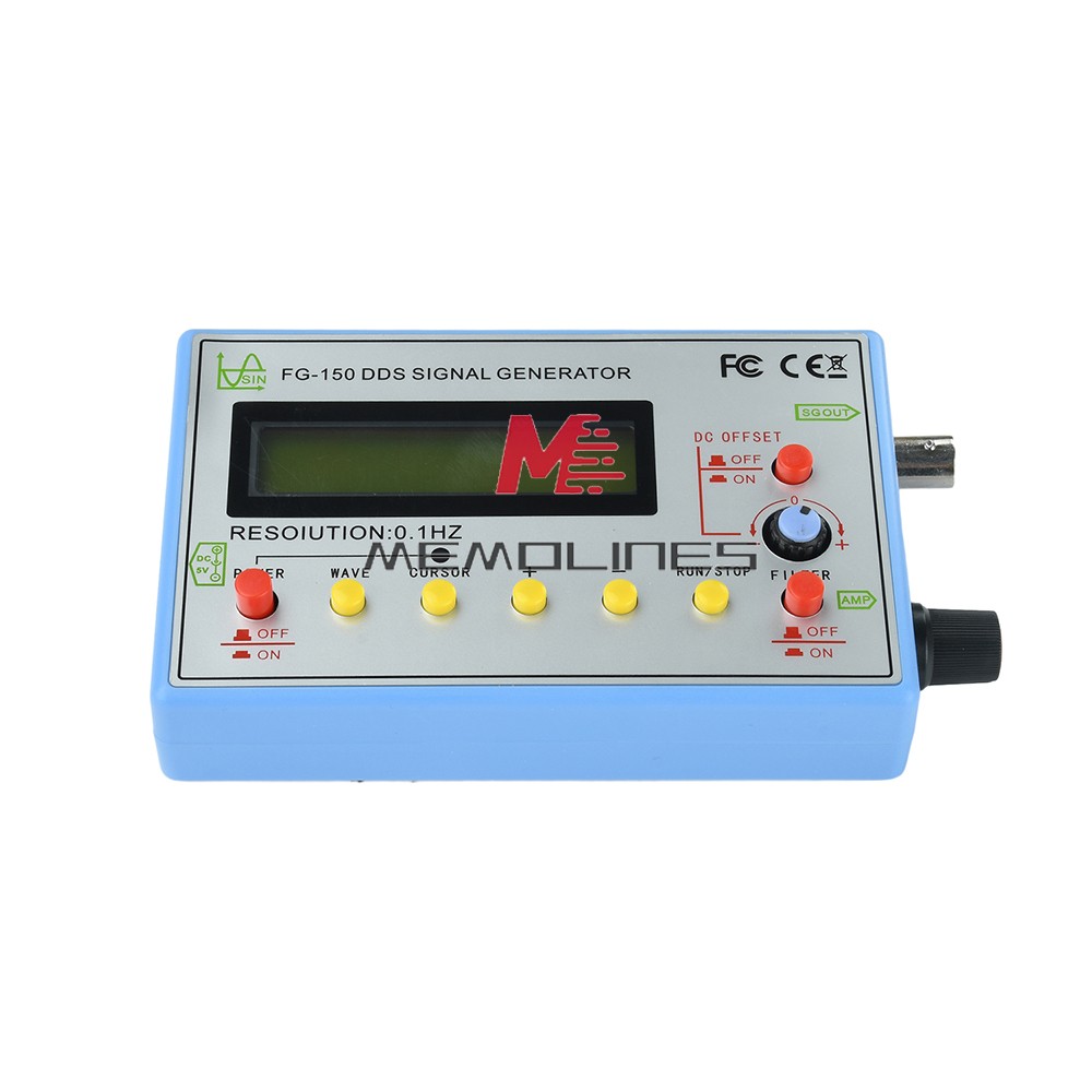 FG-150 DDS High-Precision Frequency Signal Generator with 15 Adjustable Waveform