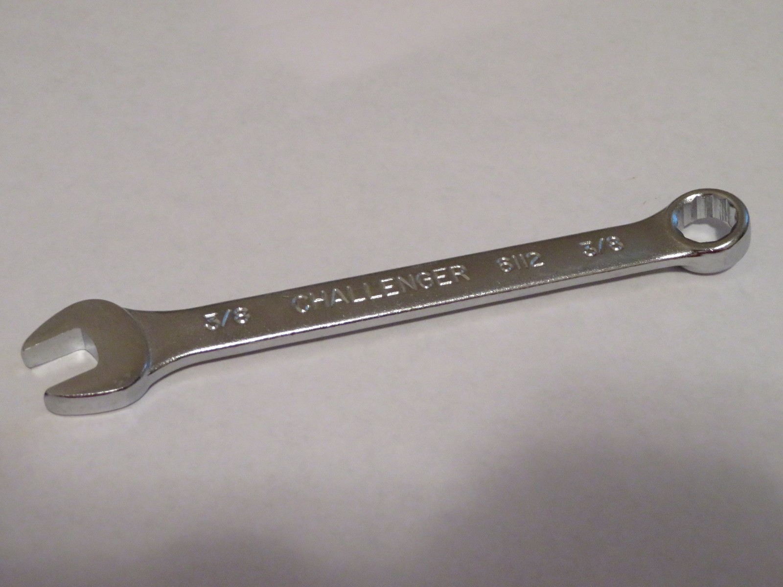 CHALLENGER 3/8" 12 Point Combination Wrench Satin Finish EDP 6112