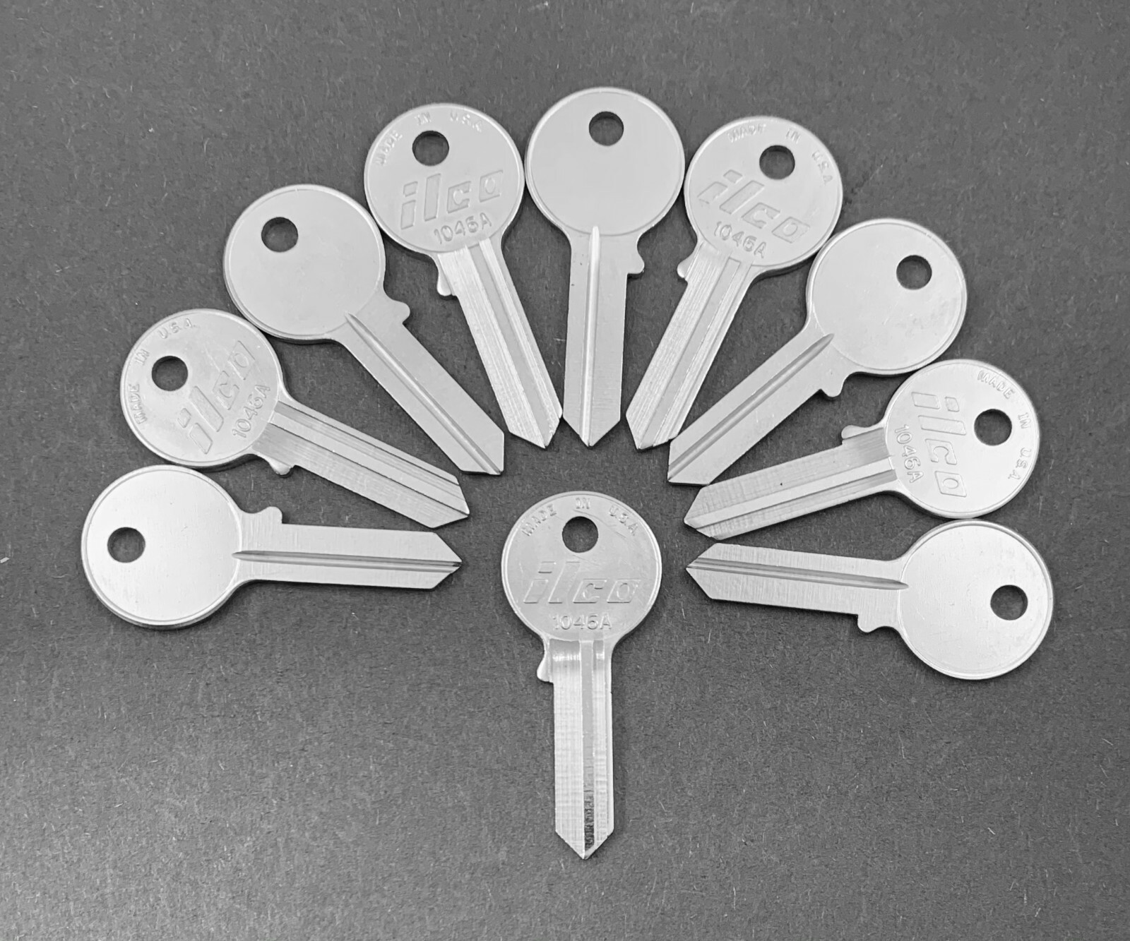 Lots of (10) 1046A Type 6 Pin Key Blanks for Junkunc/American PTKB-2 AM5 Keyway