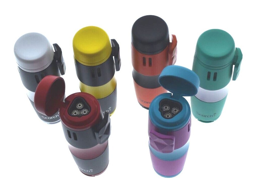 Scorch Torch 61657- Tow tone Tripple Flame torch -Choose Color!!