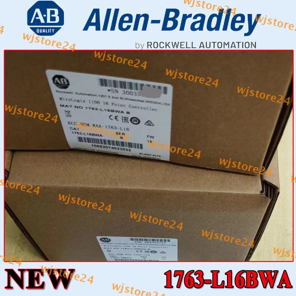 Factory Sealed New NEW PLC1763-L16BWA MicroLogix 1100 16 Point Controller