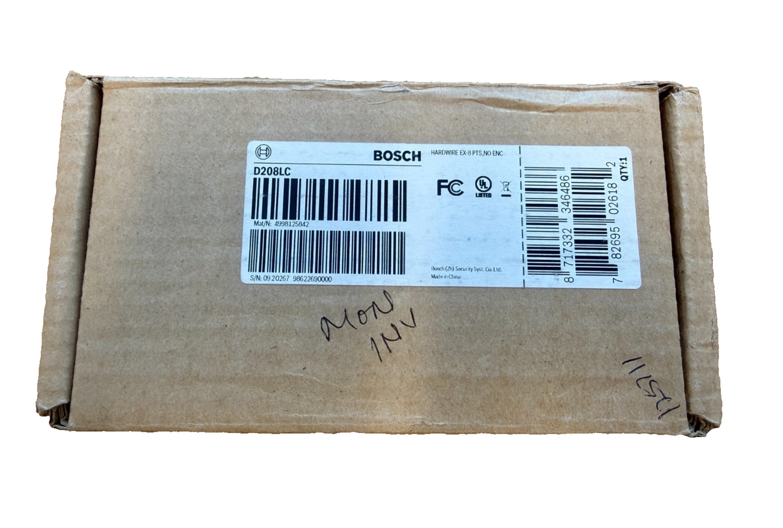 Bosch/Radionics / D208 -D208LC 8-Zone Expansion Module