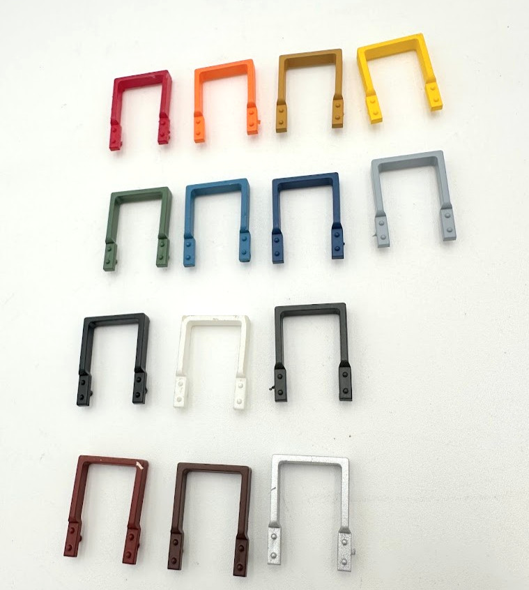 6pc G-Scale Corner Steps for BOXCARS, REEFERS, FLATCARS, USA Trains, PICK COLOR