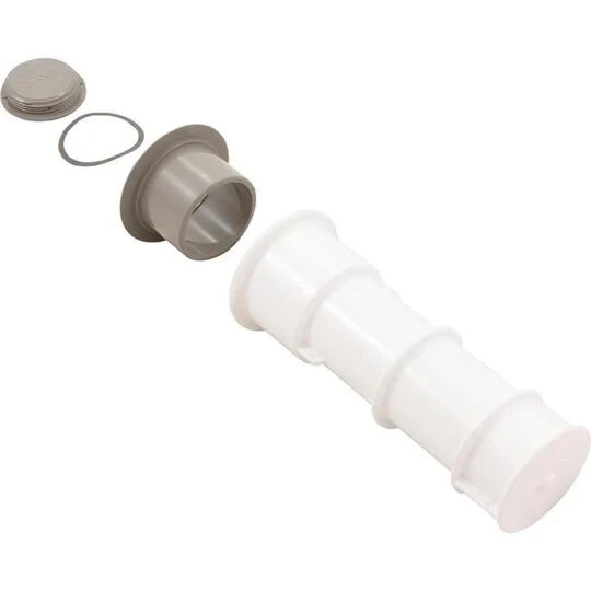 Waterway Plastics Volleyball/Umbrella Pole Holder Assembly 1.5 Inch Pipe Gray