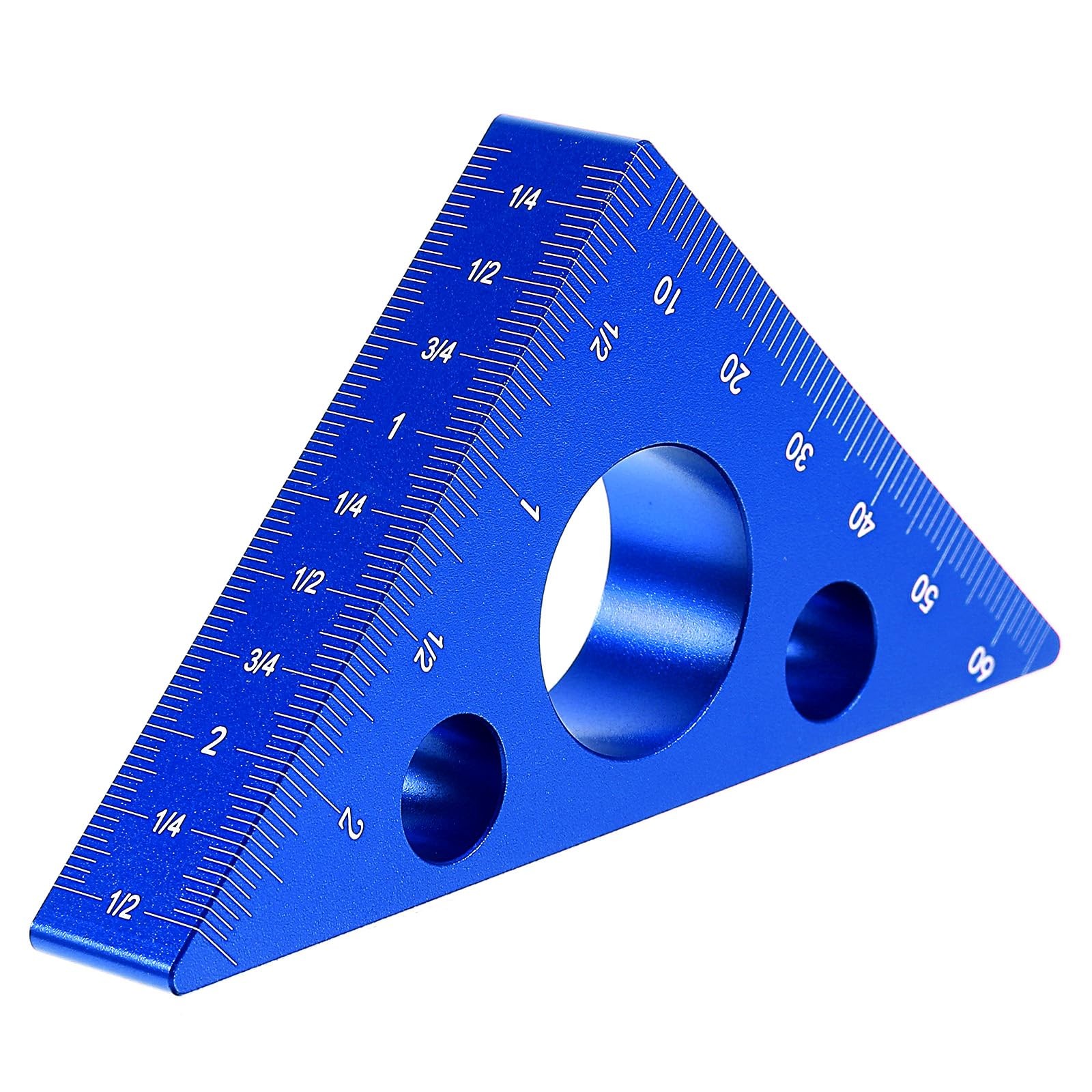 High-Precision Thickened Triangle Ruler Layout Measuring, 45/90 Degree with I...