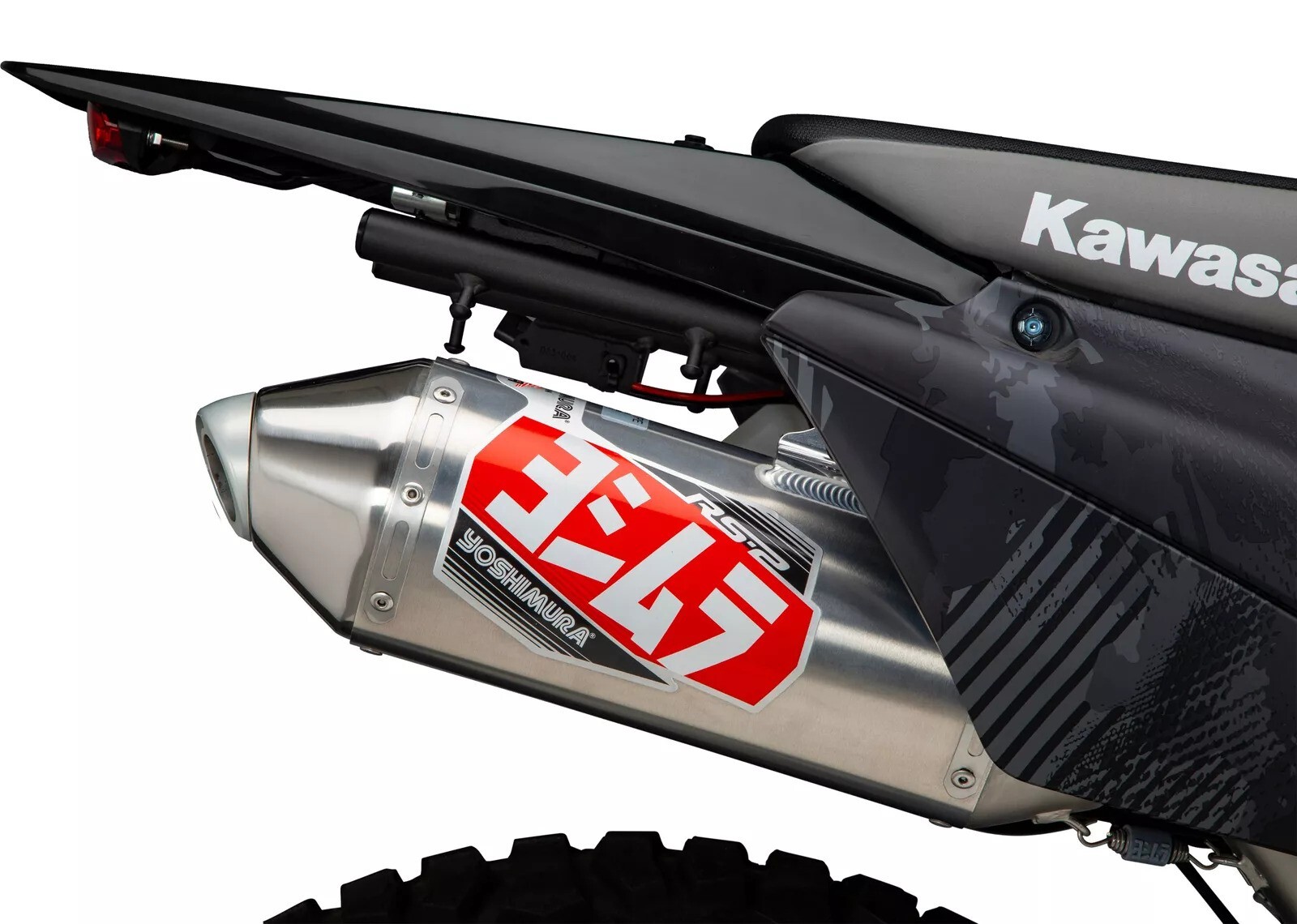 YOSHIMURA KAWASAKI KLX250S/SF 09-20 KLX300S/SM 21-24 RACE RS-2 SLIP-ON MUFFLER