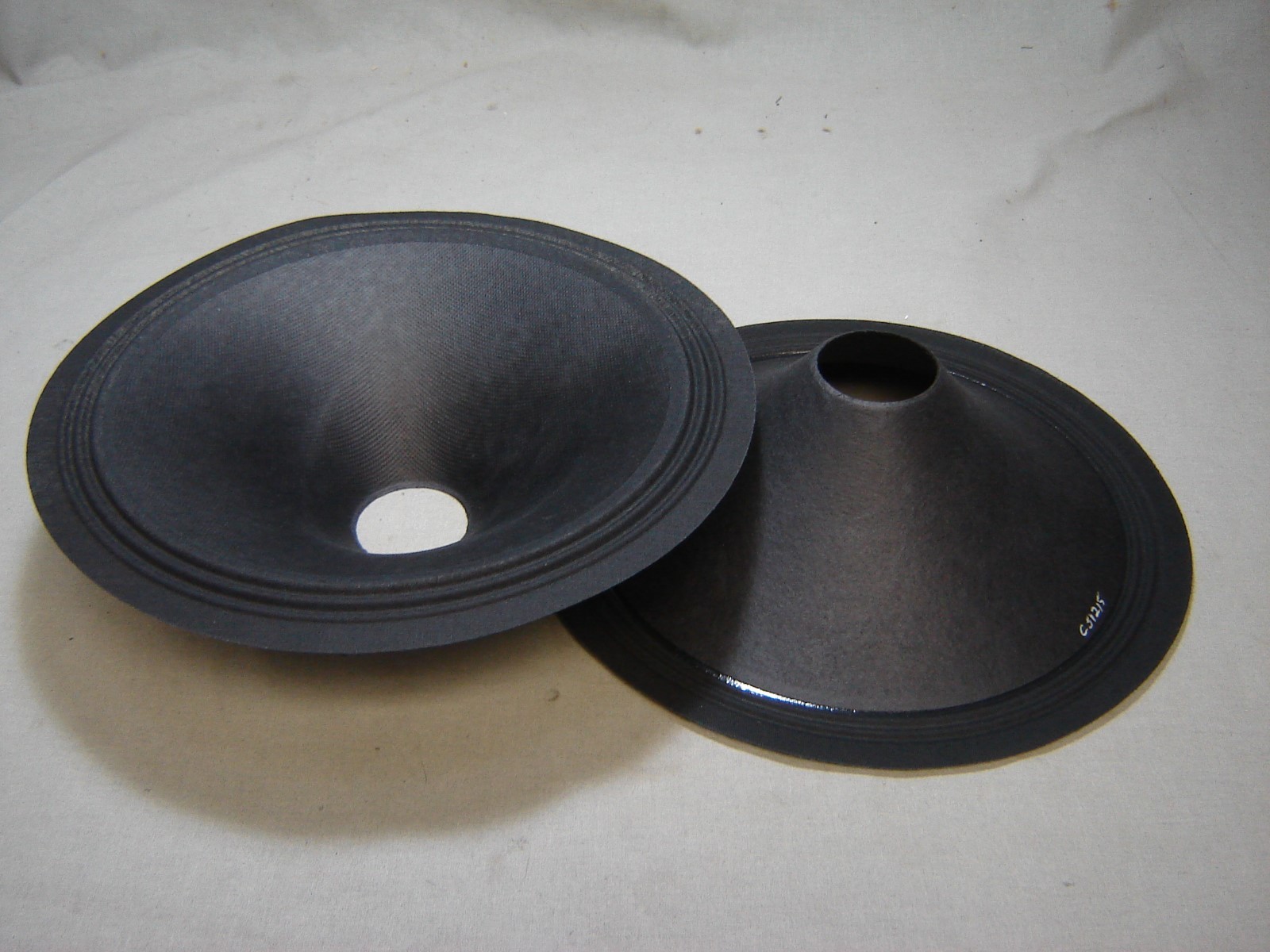 Pr. 12" Paper Speaker Cones -- Recone Parts -- CS1215
