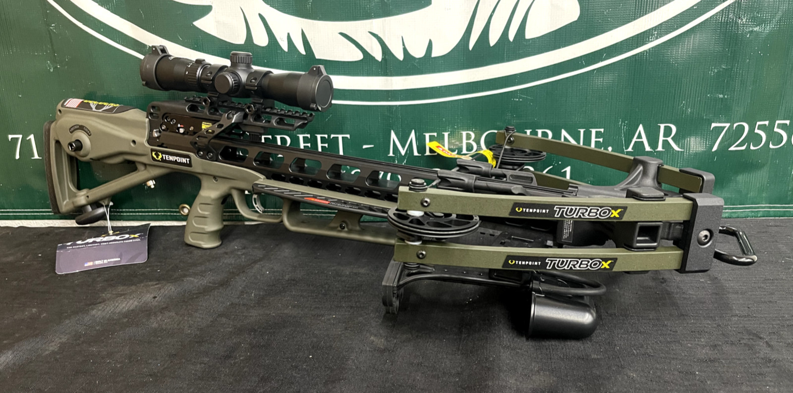 TenPoint Turbo X Moss Green Crossbow Package Authorized Dealer BRAND NEW