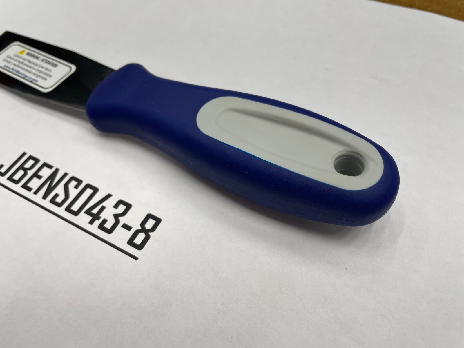 Blue-Point Tools NEW Soft Grip Flexible Straight Putty Knife / Scraper PK52A