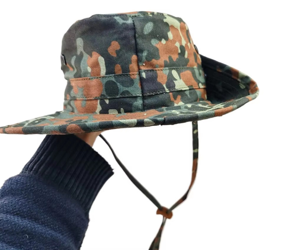 Tactical German Army  Flecktarn Camo Boonie Cap Military Hat 61 ONLY