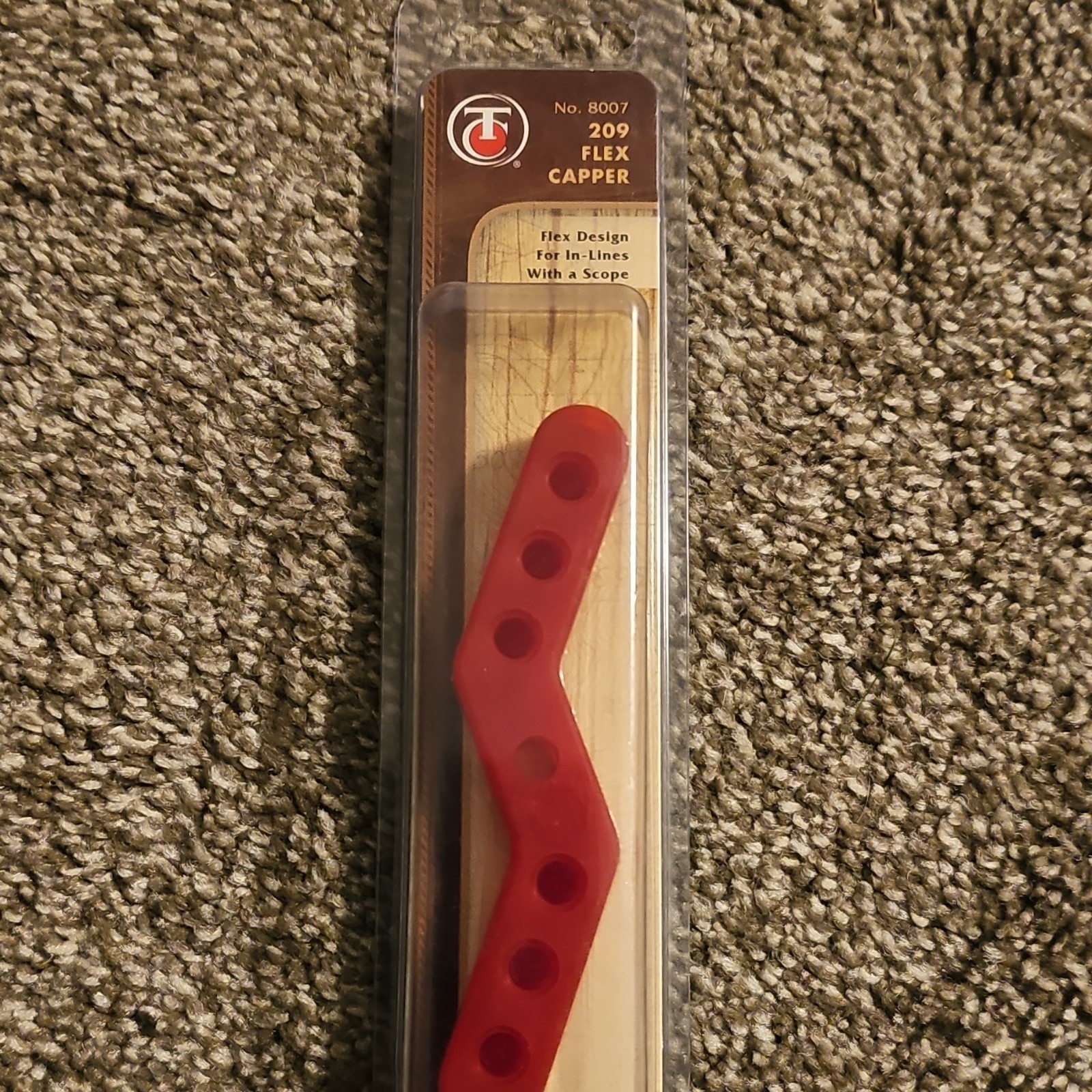 Thompson/Center Arms 209 Flex Capper Red Polymer Flex Design Rifle Black Powder