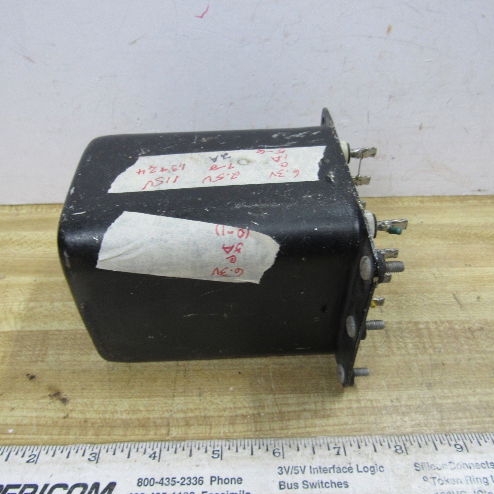 TRANSFORMER POWER 6.3V,  6.3V 2.5V 115/230V Primary