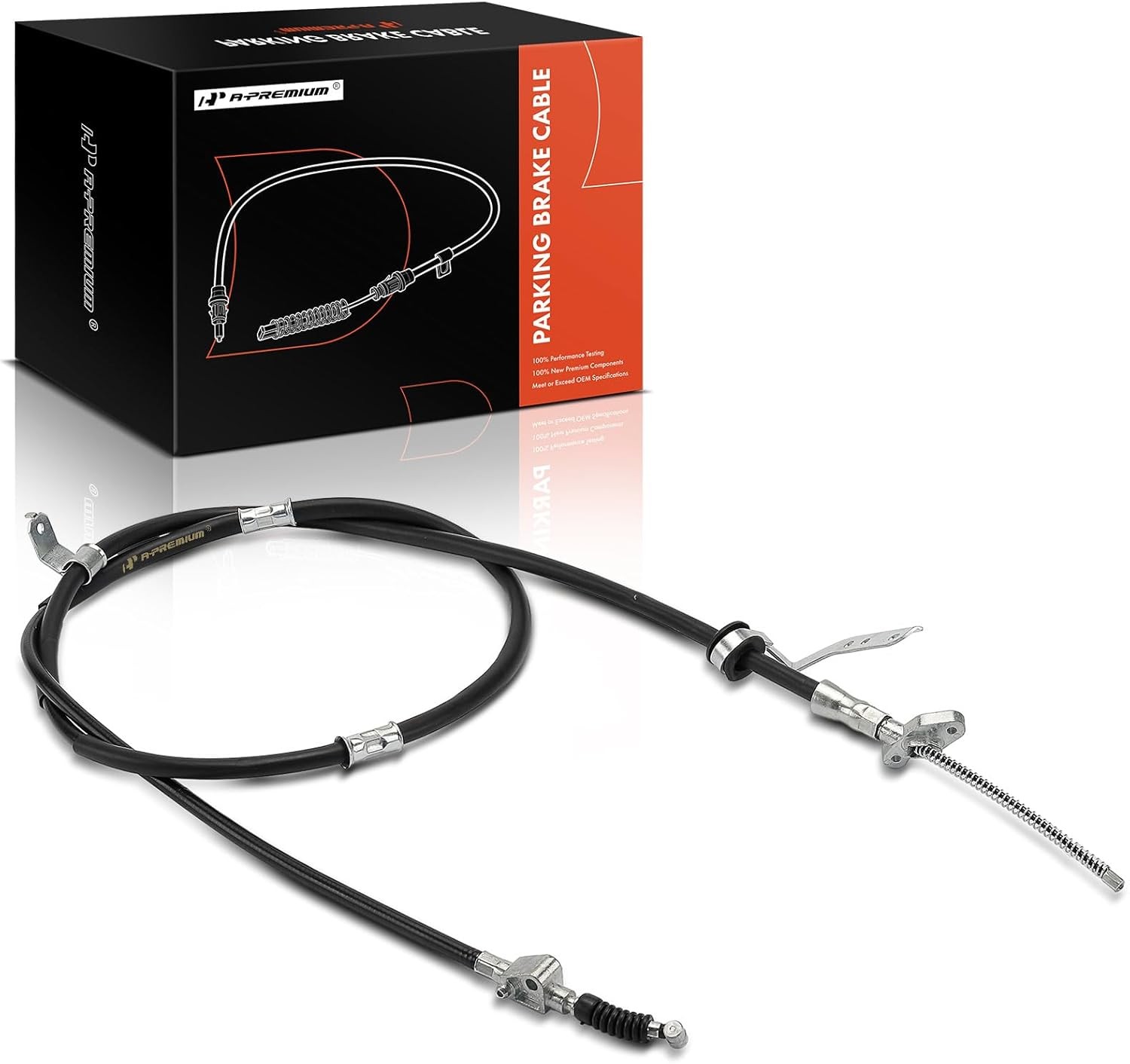 Rear Passenger Side Parking Brake Cable Assembly Compatible with Toyota & Lexus