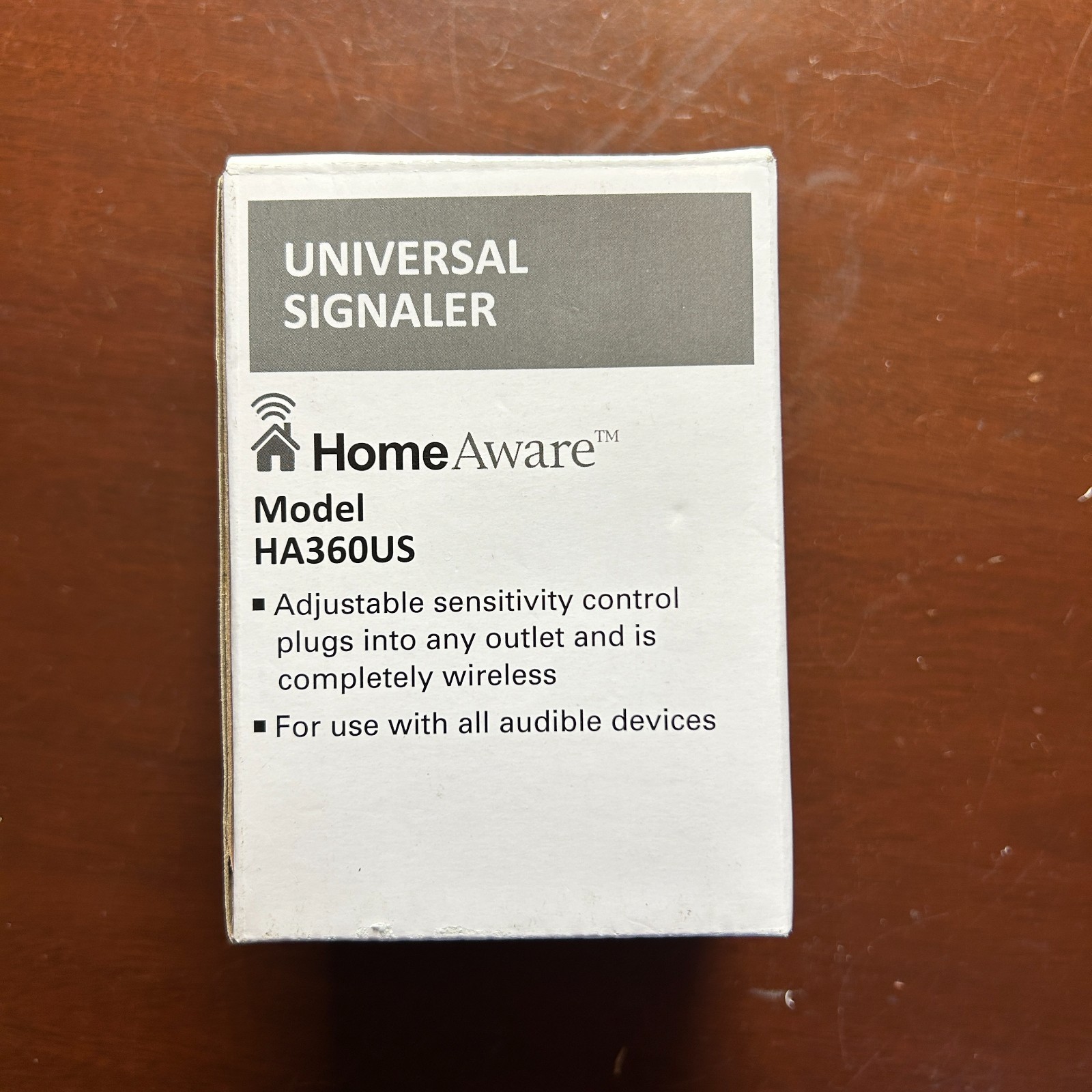 HomeAware HA360US Universal Sound Signaler Sonic Alert Brand NEW!