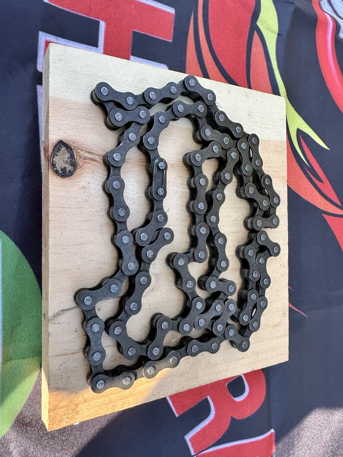 Vintage KMC Z Chain XF  88 Links Robinson Racing Old Mid School BMX