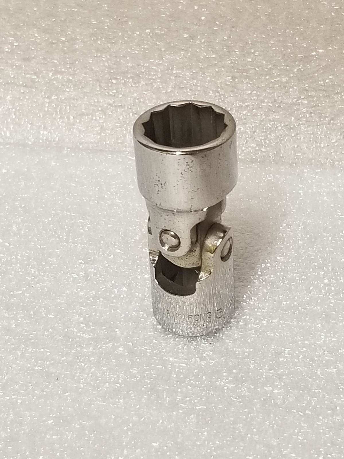 Armstrong Armaloy 12-524 1/2"-Drive 12-Pt Flex/Universal Socket 3/4" Made in USA