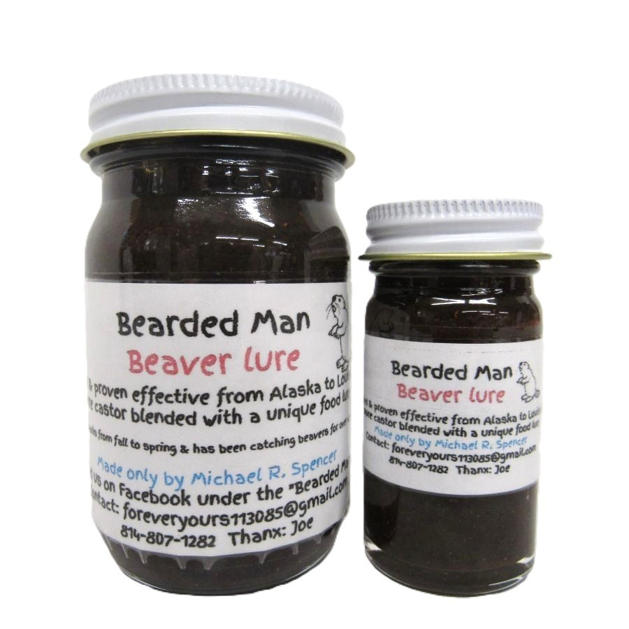 Bearded Man Beaver Castor Lure Trapping Supplies
