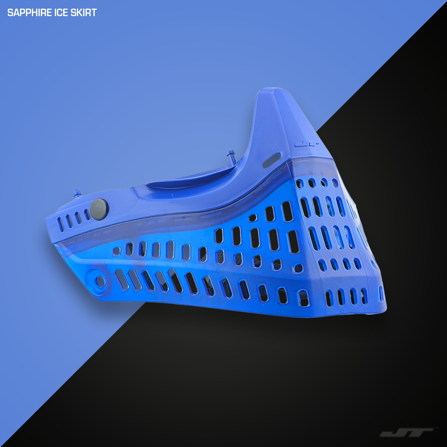 JT Spectra Proflex SE Paintball Mask Skirt – Ice Sapphire w/ SCS Chin Strap |...