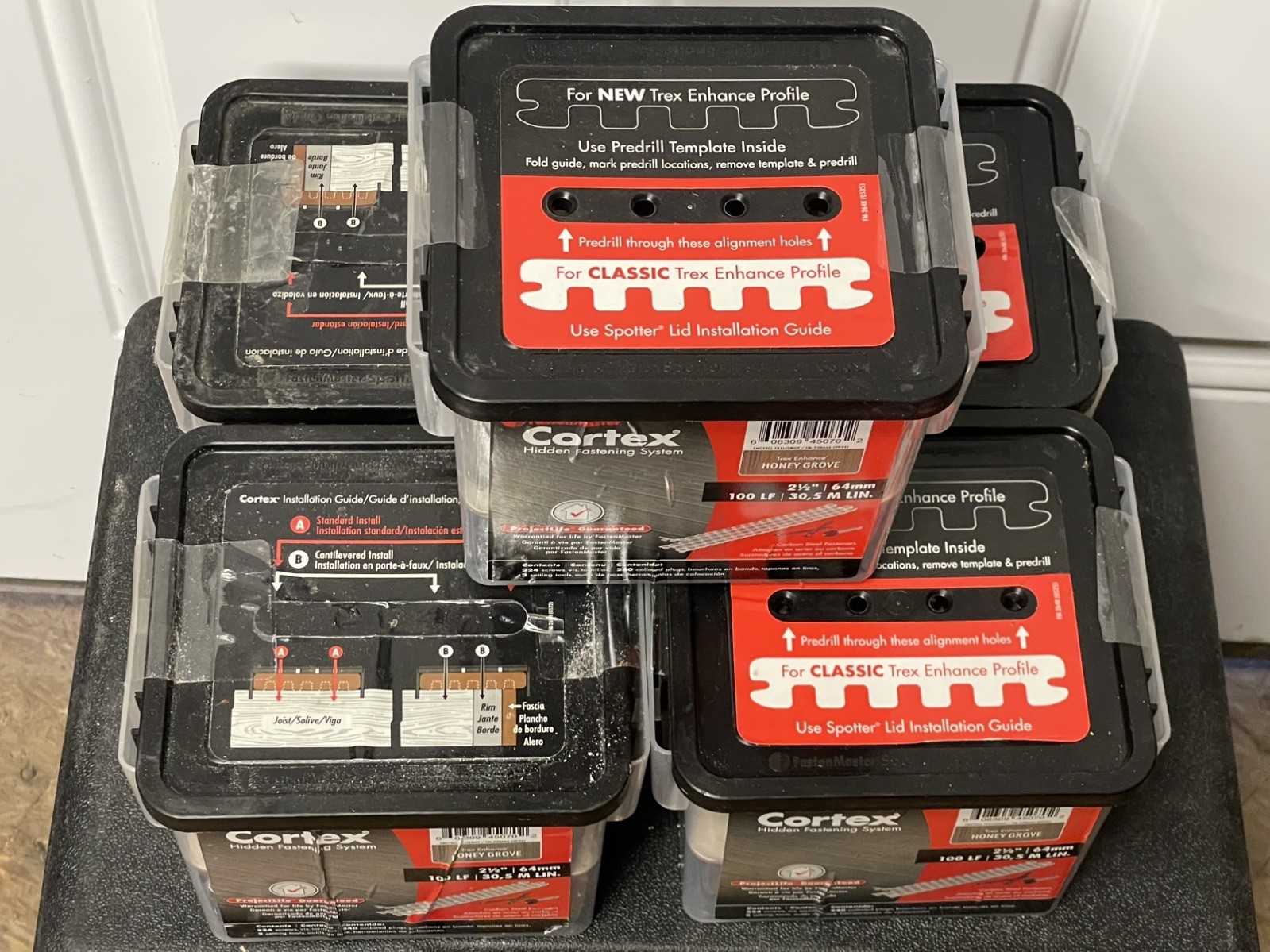 Fastenmaster Collated Cortex Hidden Plug Fasteners for Trex Decking – Honey Gro