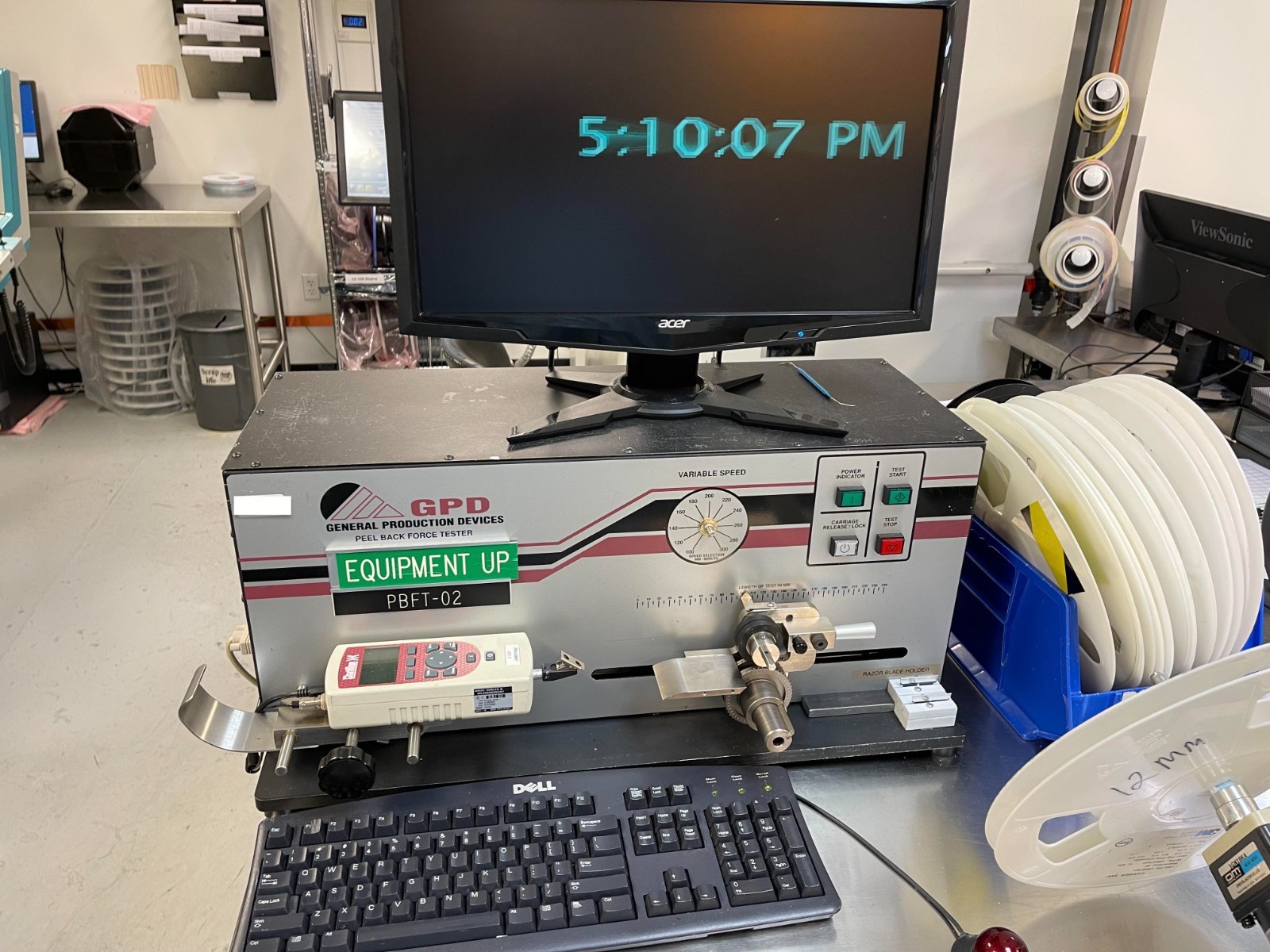 GPD PBFT856VS Peel Back Force Tester