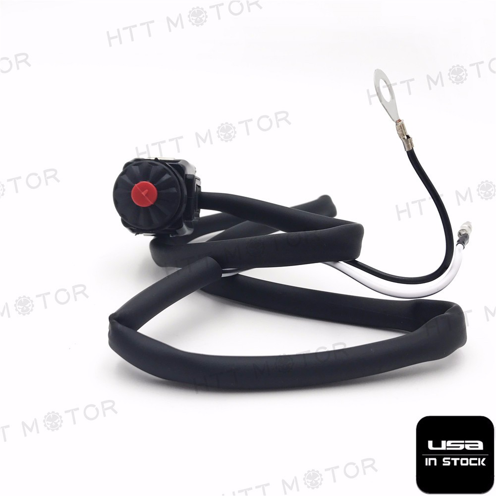 Motorcycle 7/8" Kill Stop Switch On Off Button 50cc-250cc ATV Dirt Bike Go Kart