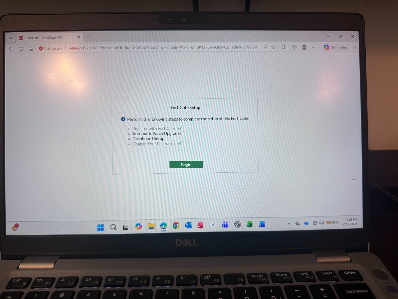 Fortinet FortiGate FG-40F Next Generation Firewall Factory Reset Tested Mint