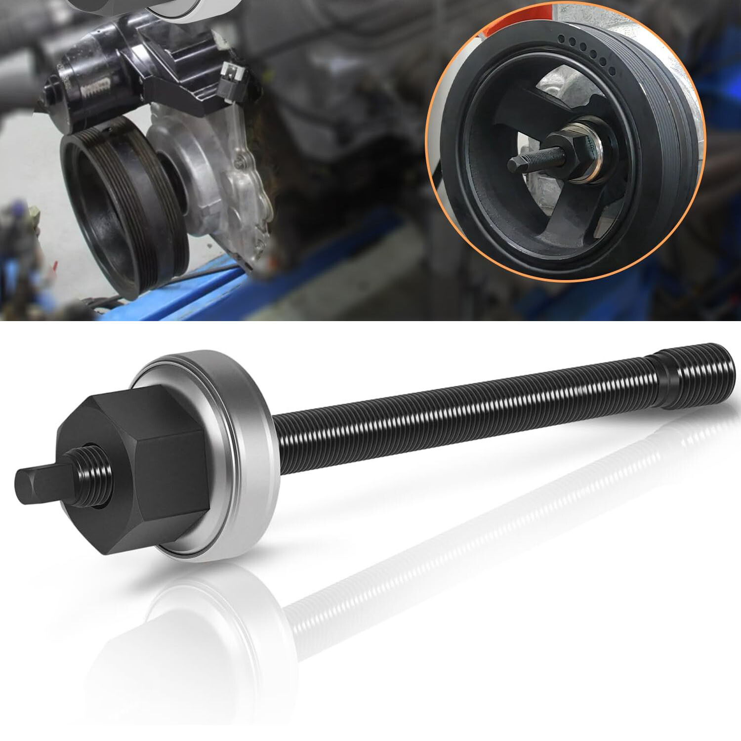 15088 LS Harmonic Balancer Puller Installer Kit M16 x 2.0 For GM Gen 3 4 5 V8