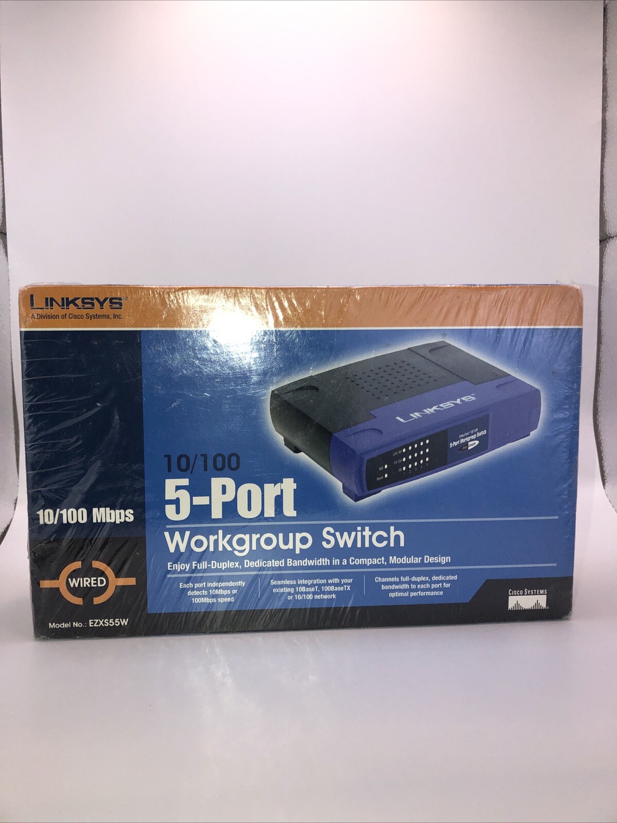 Linksys EtherFast 10/100 5-Port Workgroup Switch EZXS55W