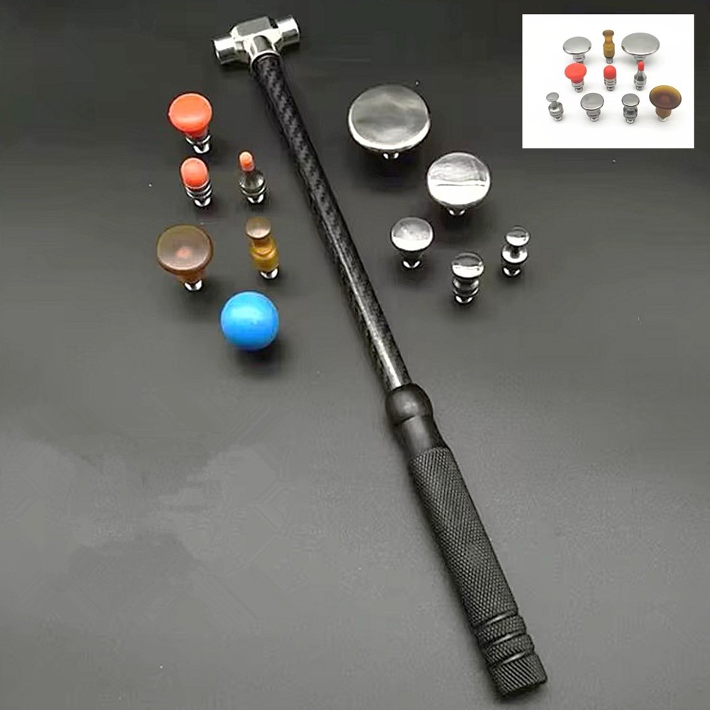 1 Set Blending Paintless Dent Repair Hammer Hail Repair Paintless Dent Removal