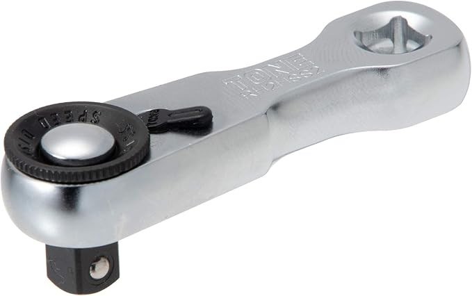 TONE RH2HSS2 Stubby Ratchet Handle 1/4" Drive Socket Wrench Tool Hold Type Japan