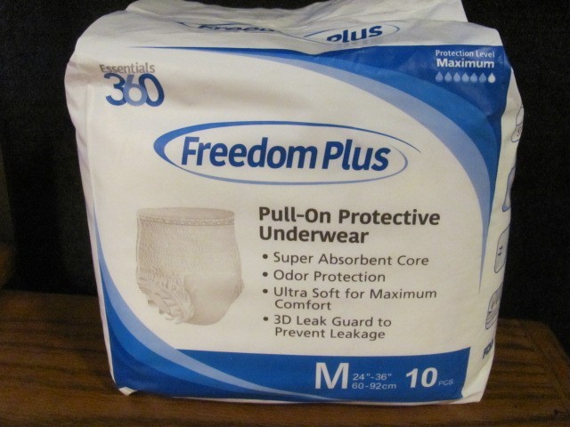 Essential 360 Freedom Plus Pull-On Protective Underwear M 24" - 36" 10 pcs