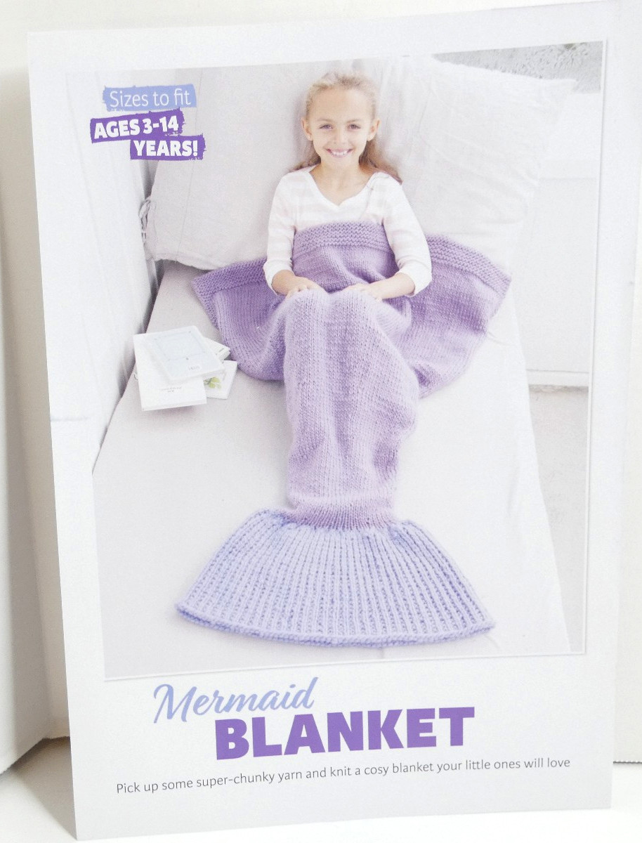 Pattern Mermaid Blanket Age 3 - 14 Years