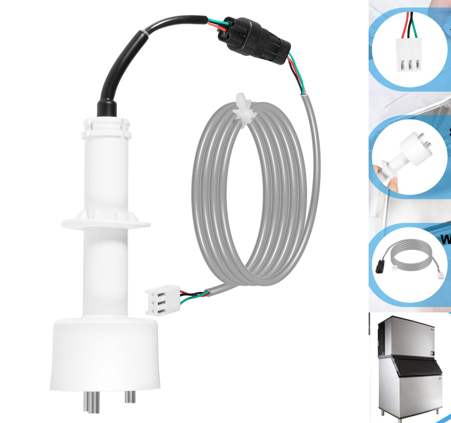 000016053 Ice Water Level Sensor Probe Kit w Harness For Manitowoc Ice Machines