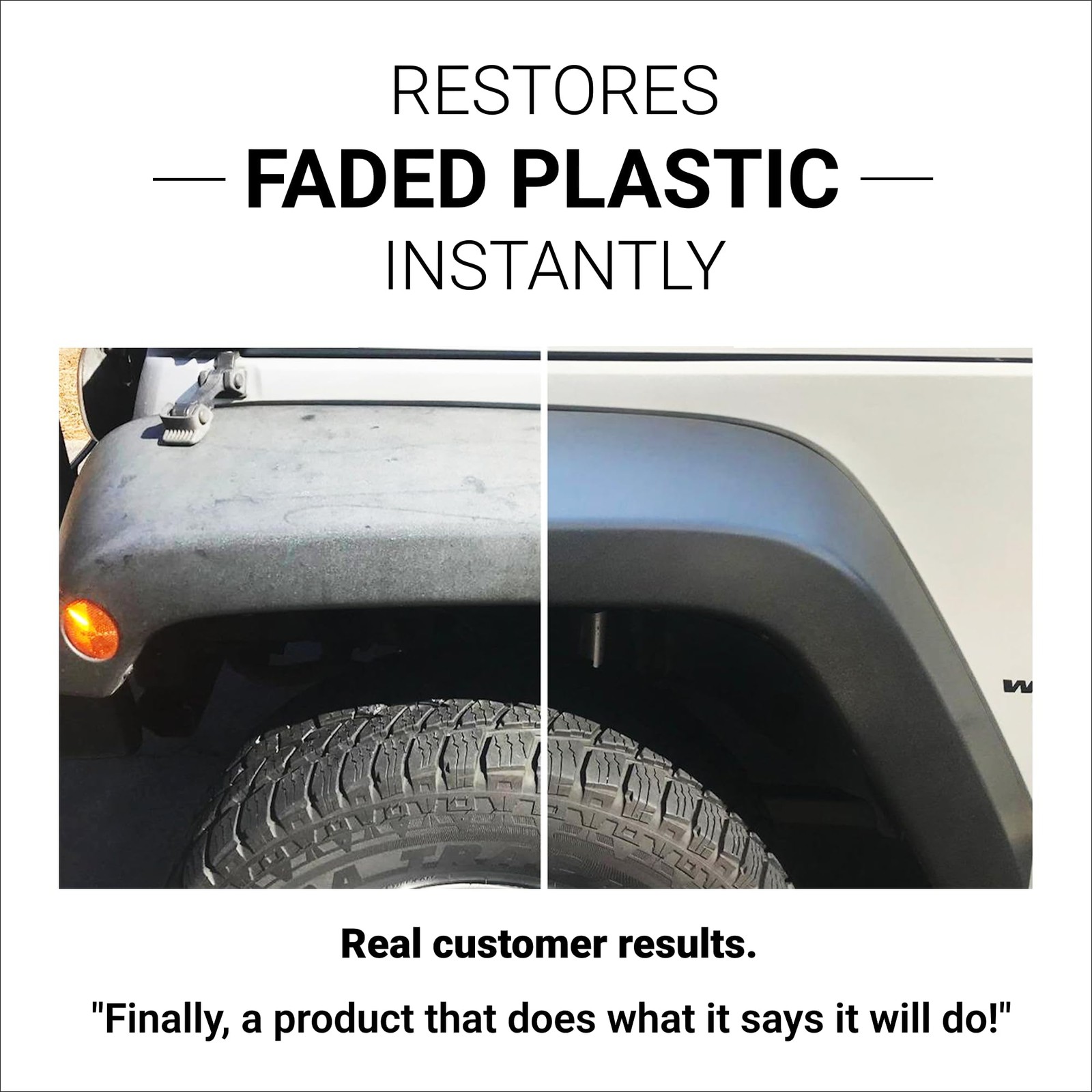 Plastic Restorer | Bring Plastic, Rubber, 8oz w/ Applicator, Grey