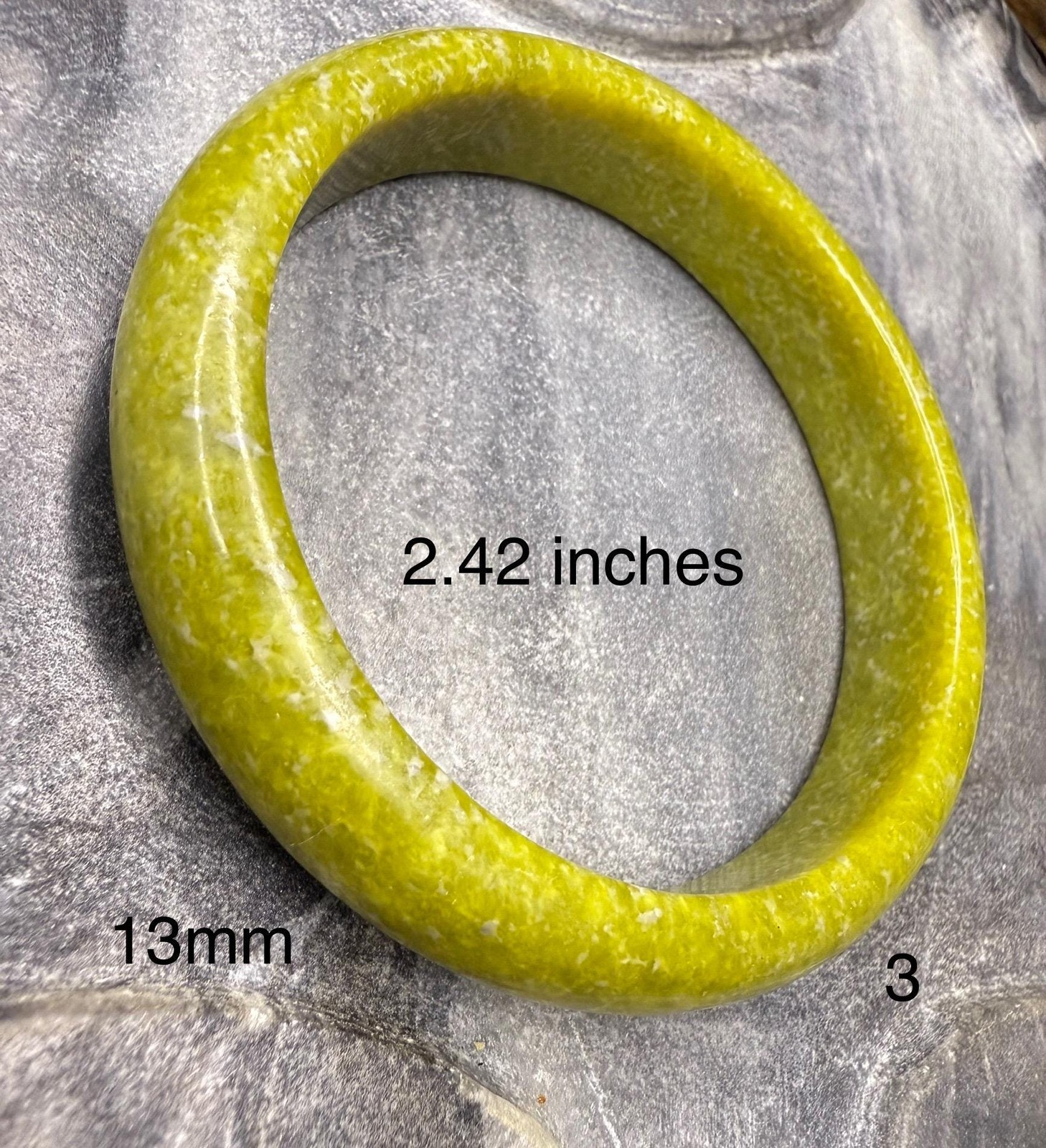 Green Jade Bangle Xiuyan Natural Jade Bracelet