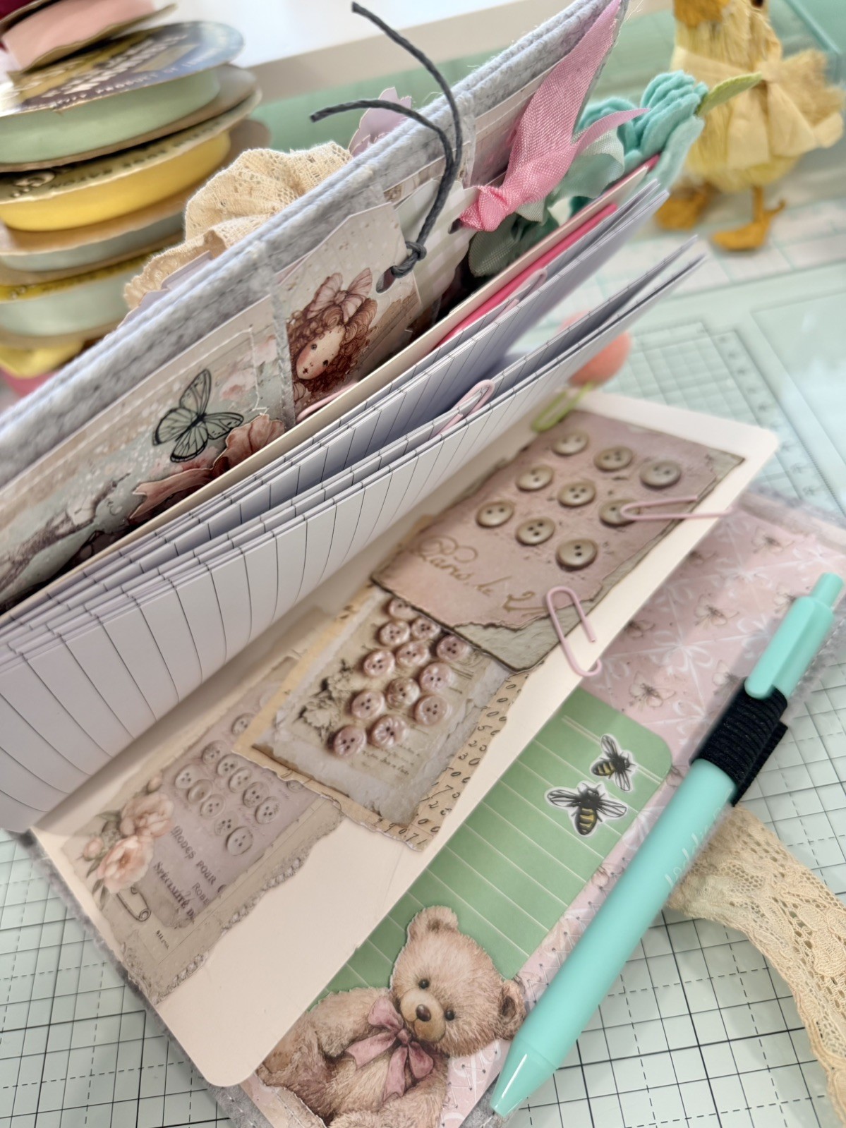 Handmade Scrapbook Junk Journal Mini Album