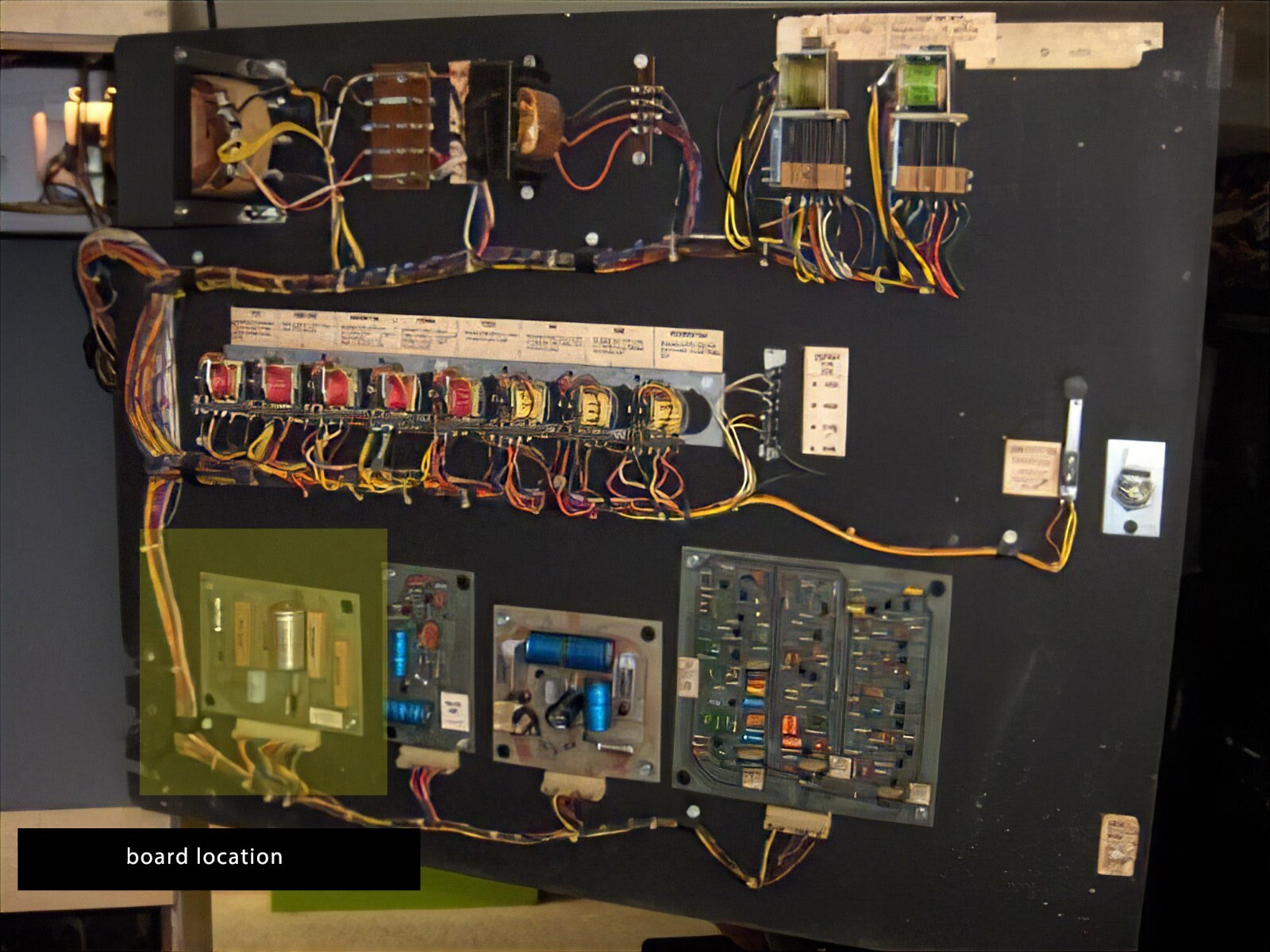 Panzer Attack Arcade Machine Discrete Component Board 586- 922 New Cap