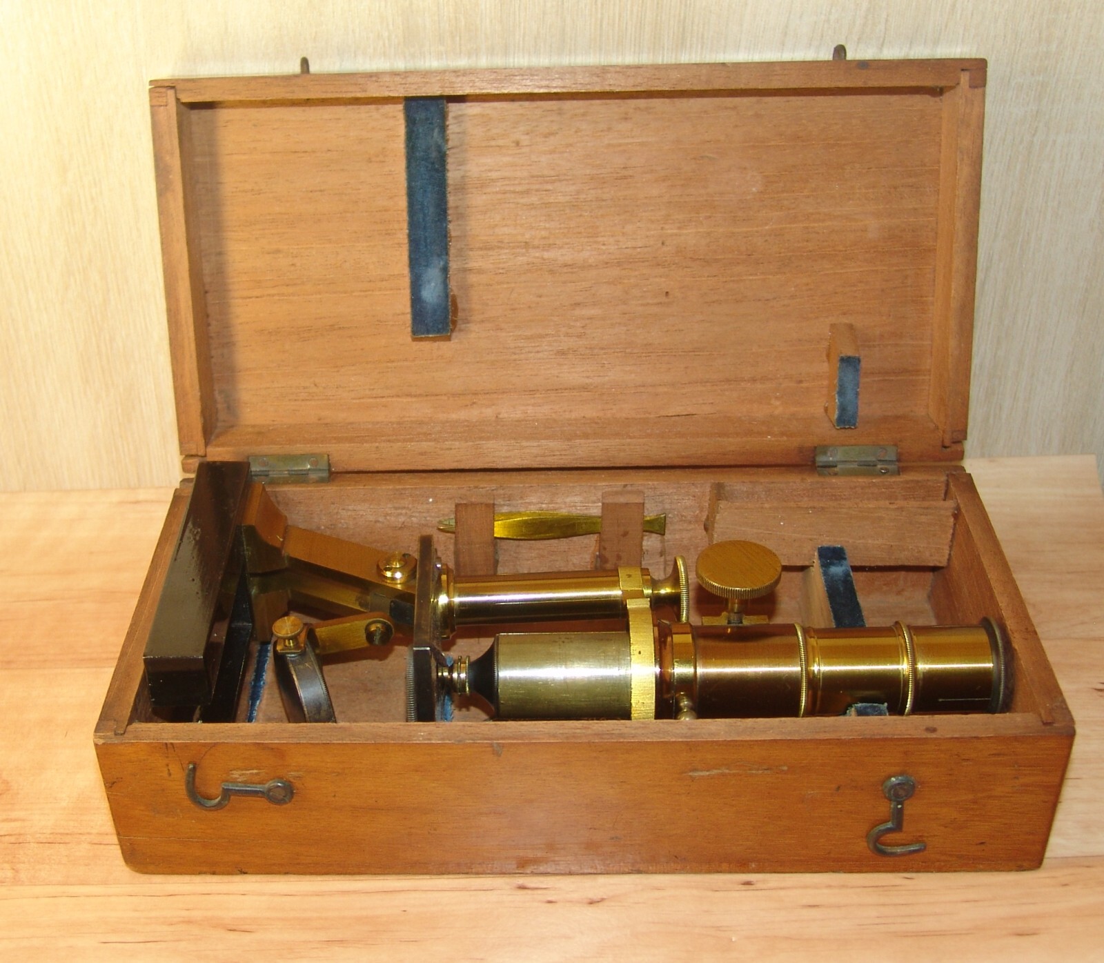 rare antique brass Microscope