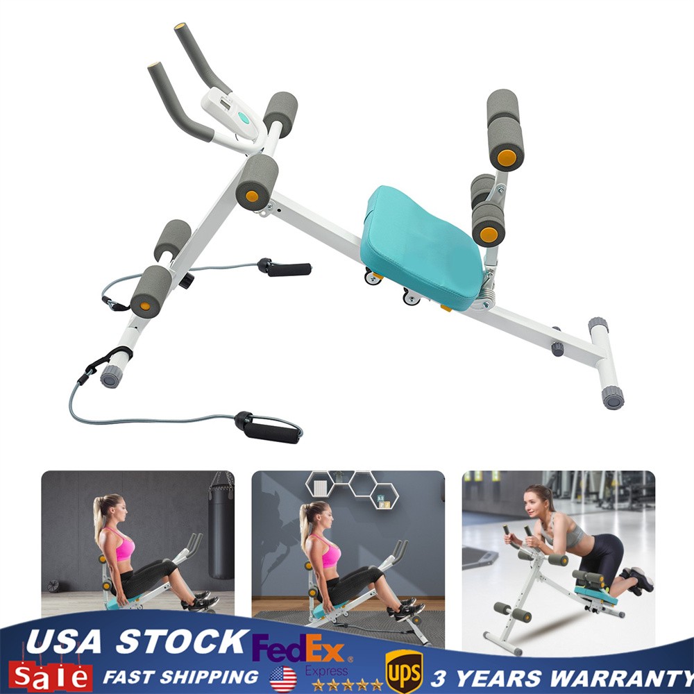 Ab Abdominal Exercise Machine Cruncher Trainer Fitness Body Shaper Gym Equipment