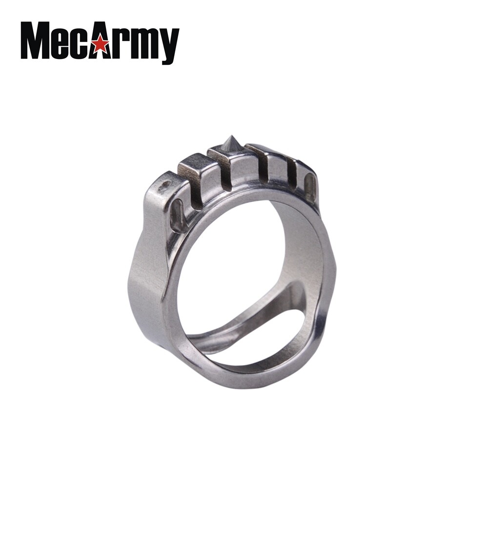 Tactical Ring With Hidden Bottle Opener Function, size 8