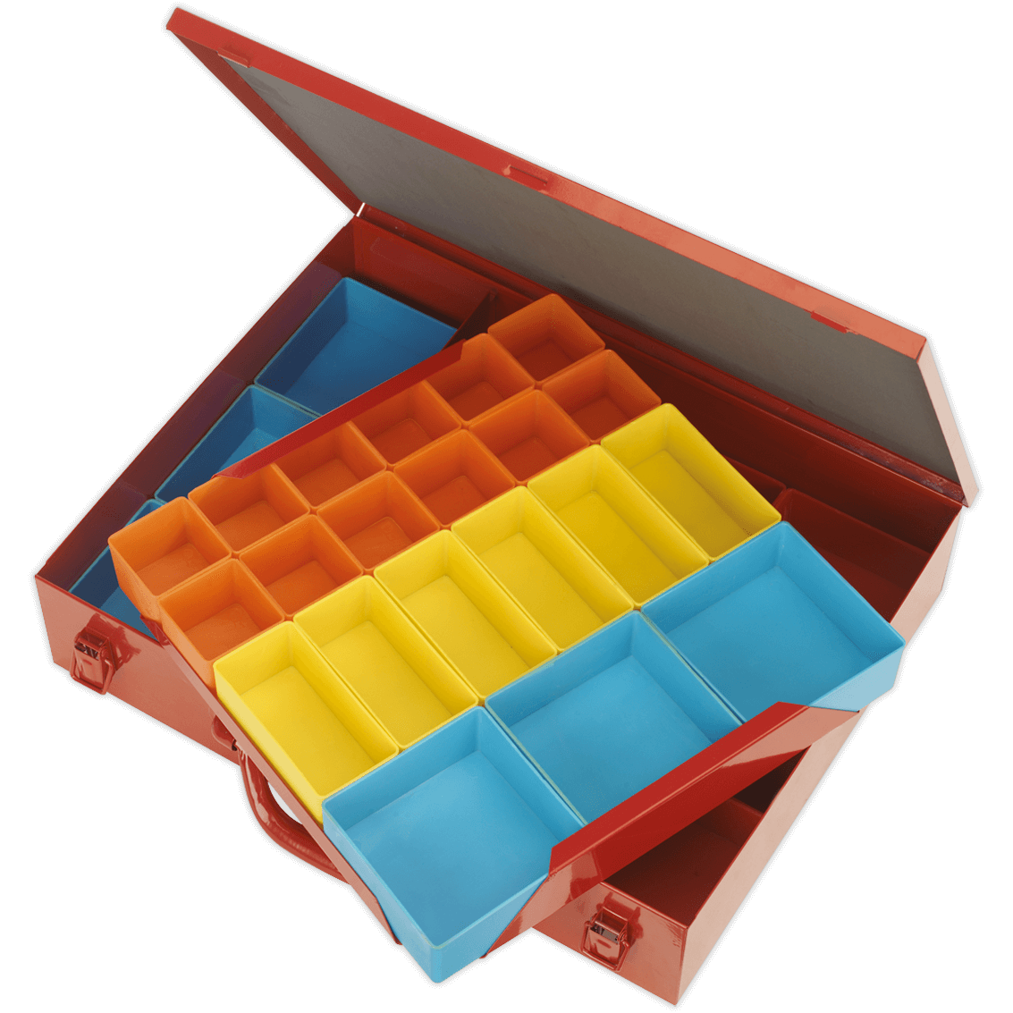 Sealey 27 Compartment Metal Organiser Case
