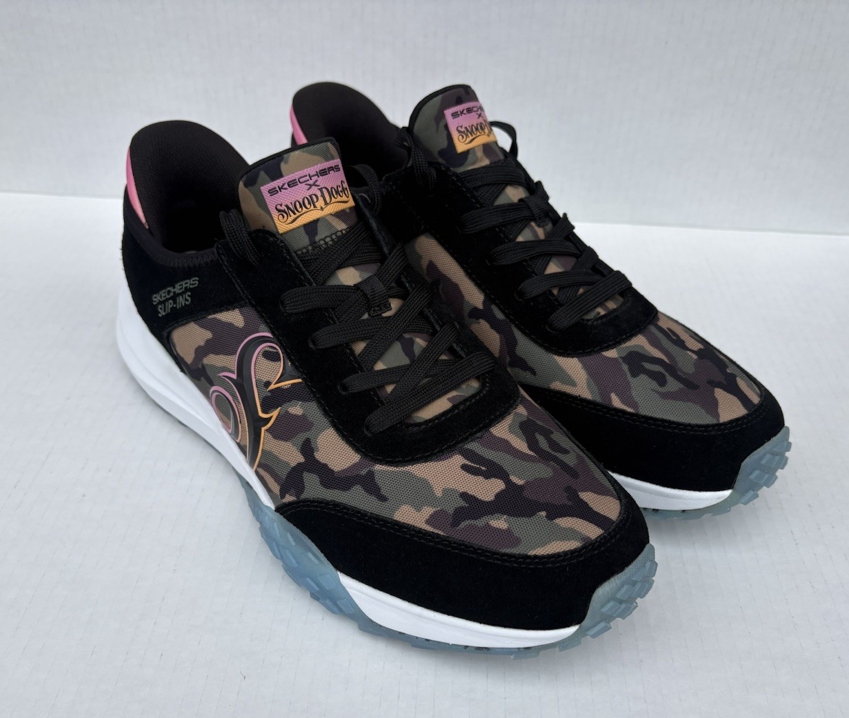 Skechers Slip-Ins x Snoop Dogg “Frenzy / Dr. Bombay” (camo/pink ) Size 10.5