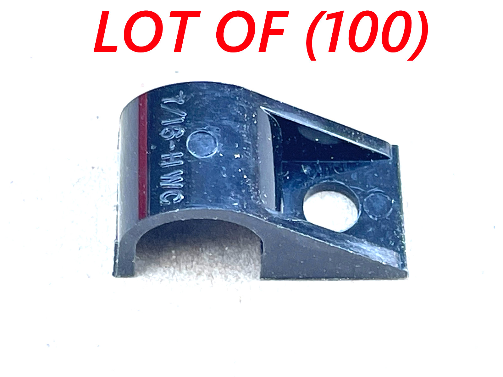 H.W.C - 7/16 Cable Clamp Heavy Duty Black, (Lot of 100)