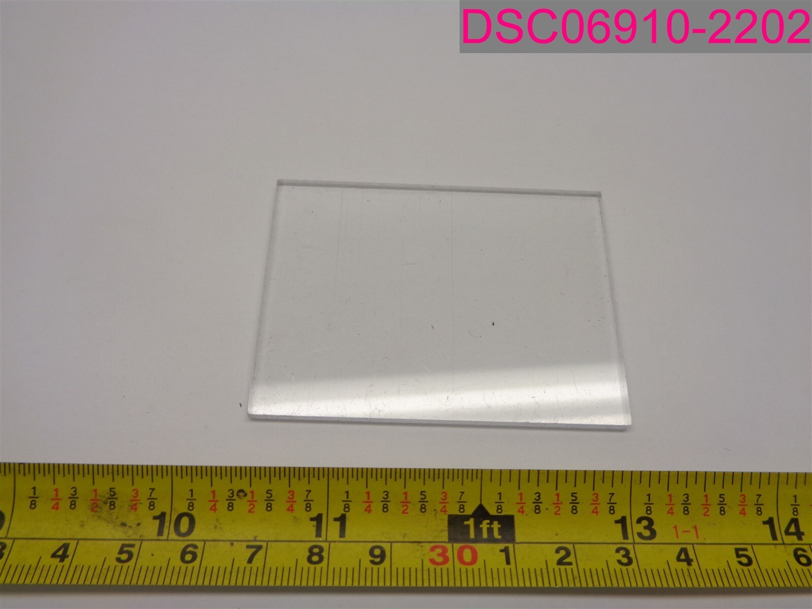 QTY=645; 2-3/4"x2"x1/8" Clear Microscope Slides