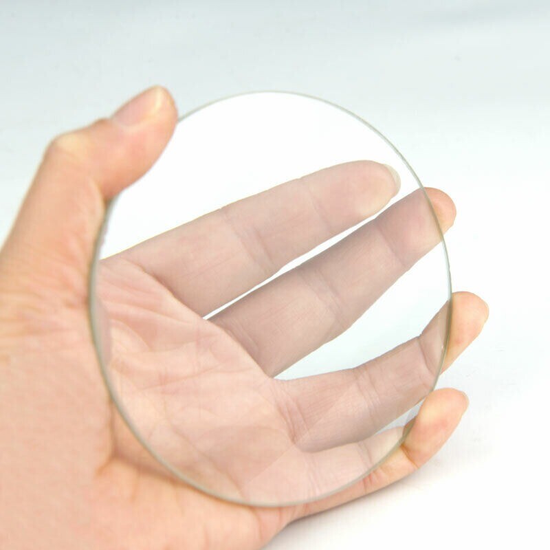 100mm Double Convex Glass Lens for DIY Magnifying Glass Optical Experiment 2PCS