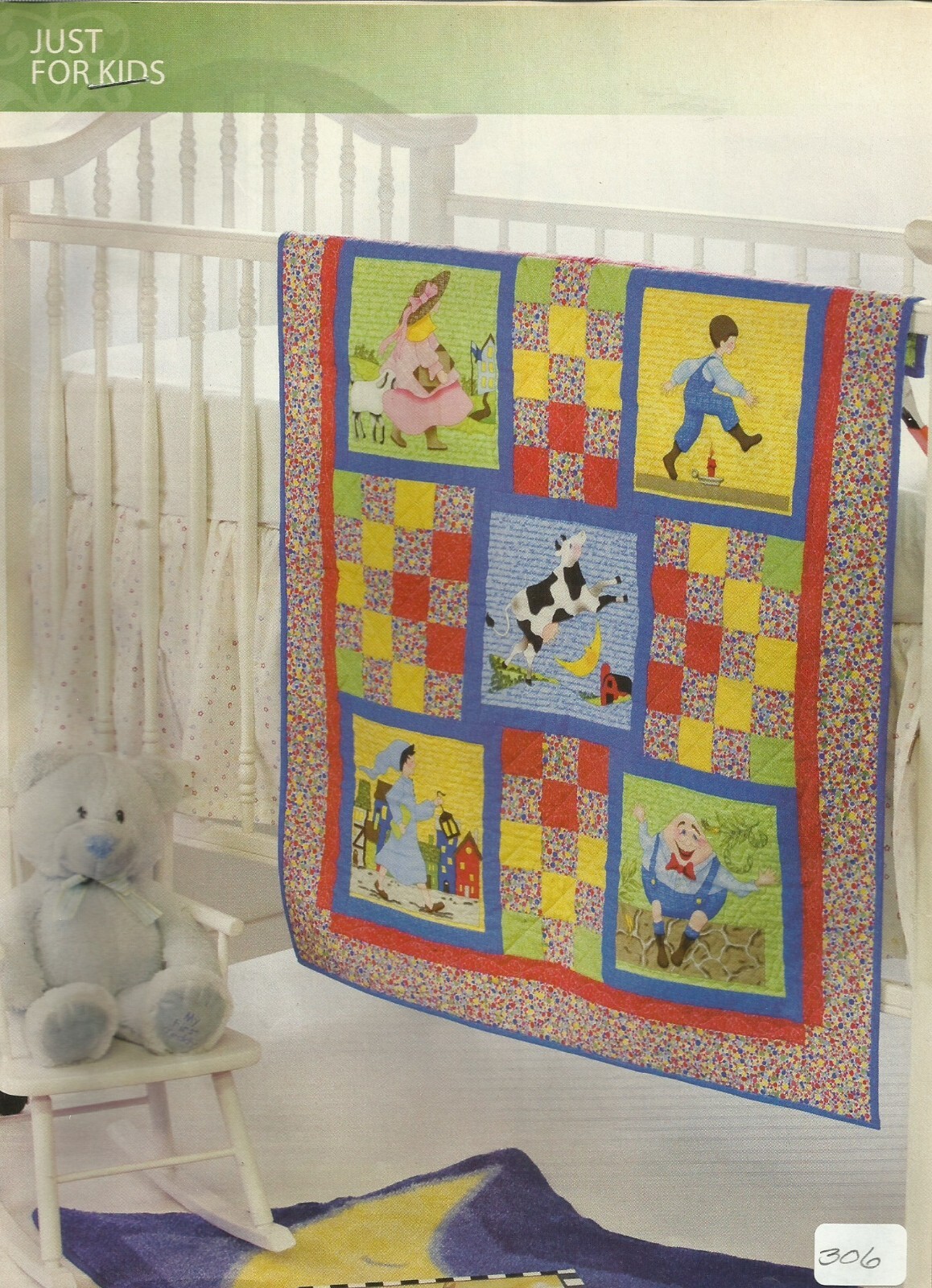 A0207  MOTHER GOOSE FOREVER  QUILT PATTERN/INSTRUCTIONS