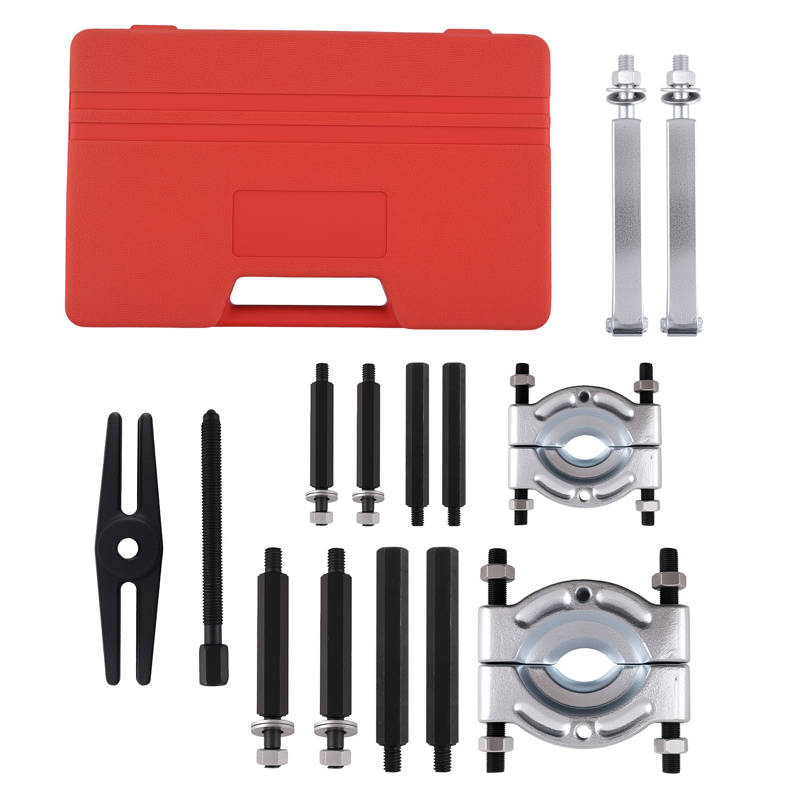 14PCS Wheel Bearing Separator Splitters Puller Tool 5-Ton W/ Gear Hub Puller