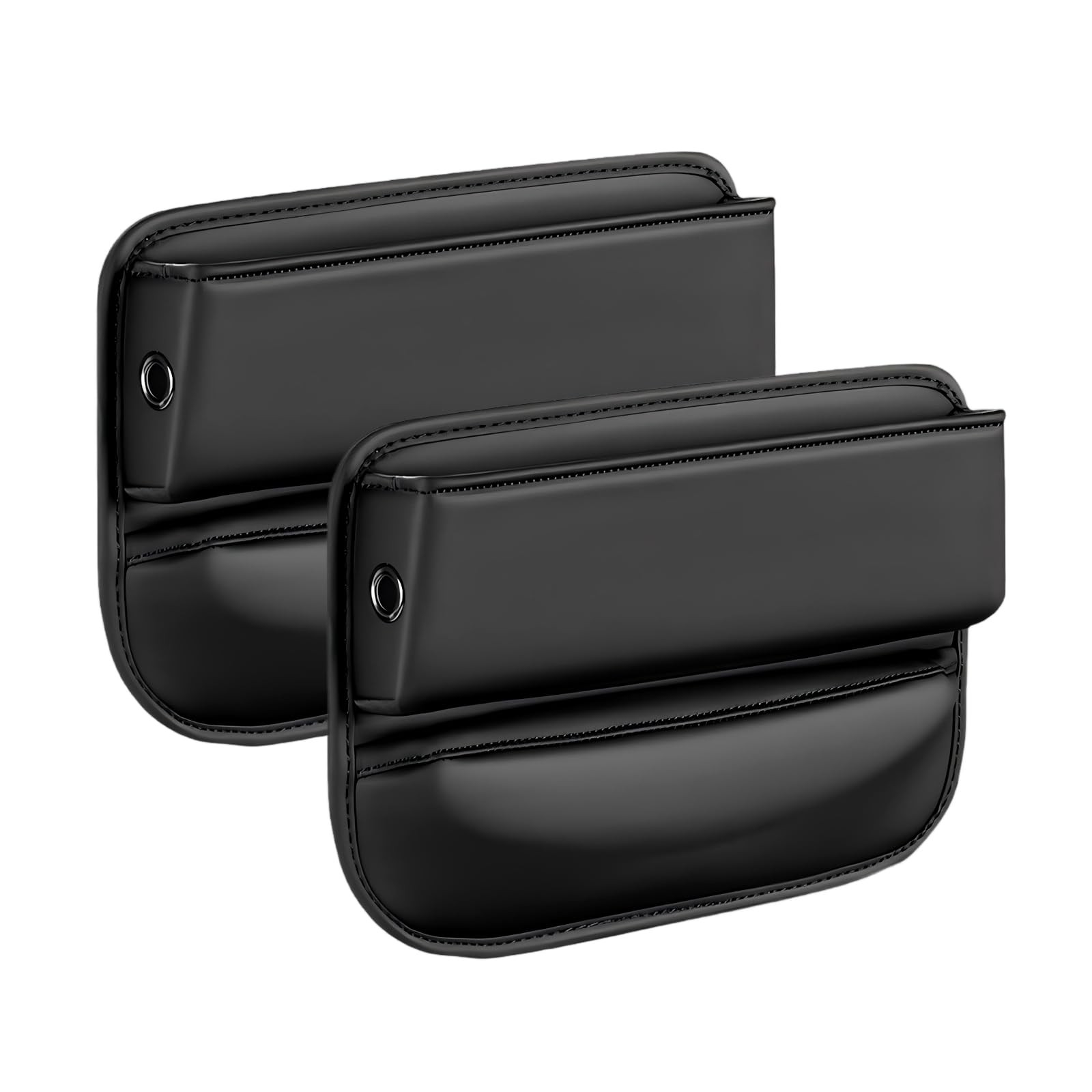 Yekoaru 2 PCS Car Seat Gap Filler Organizer, Leather Front Seat Side Console ...